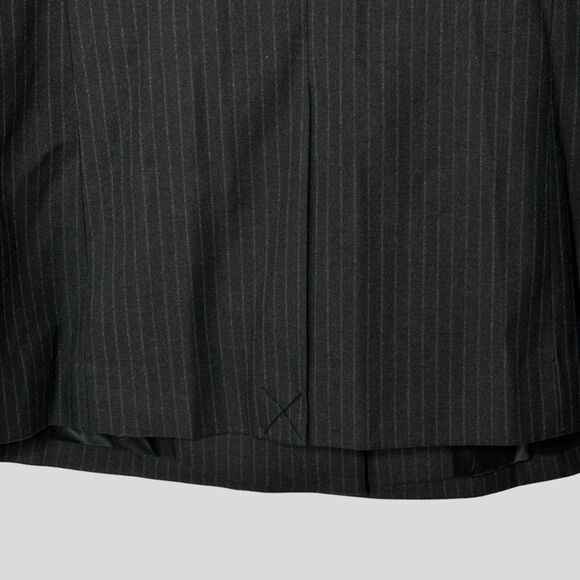 Rails Pinstriped Double Breasted Blazer Charcoal Women's XXL NWT Pockets Classic - Picture 9 of 13